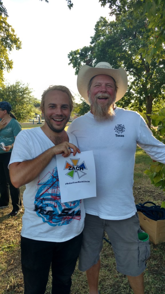 Richard & Doug at the Cookout #WeGotYourBackZACH