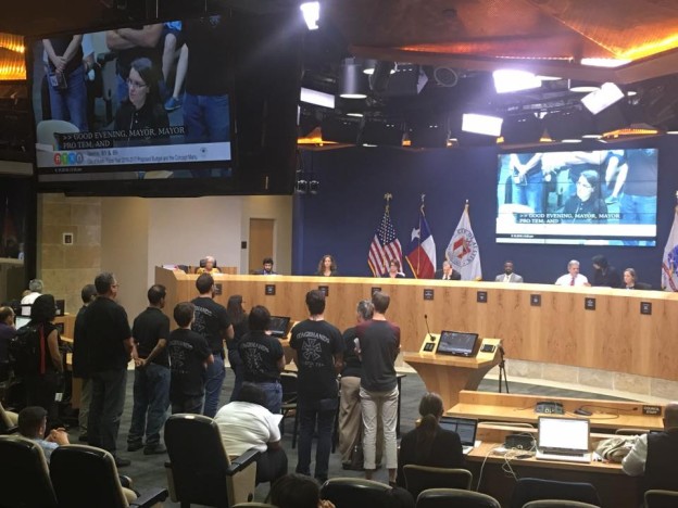 ZACH Employee Testimonials & IATSE 205 at Austin City Council